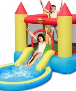 Dmuchaniec Happyhop Bouncy Castle With Pool Slide Zamek Dmuchany Zjeżdżalnia
