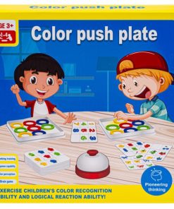 Edukacyjna Gra Dopasuj Kolory Karty Color Push Plate Kto Pierwszy Szybkie Krążki