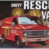 Model Plastikowy Do Sklejania AMT (USA) - 1975 Chevy Rescue Van (Czerwony)
