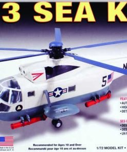 Model Plastikowy Do Sklejania Lindberg (USA) - Śmigłowiec Helikopter SH-3 Sea King
