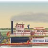 Model Plastikowy Do Sklejania Lindberg (USA) - Southern Bell Paddle Wheel Steamship