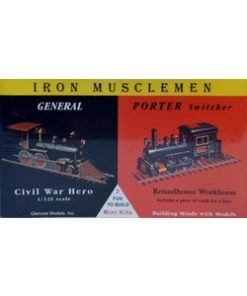 Model plastikowy - Lokomotywy Iron Musclemen - General / Porter Switcher - Glencoe Models (2szt)