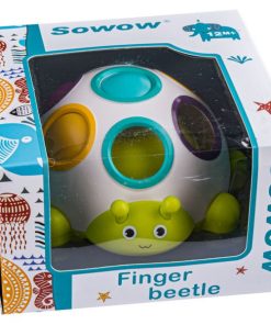 Zabawka Edukacyjna Sensoryczna - Kolorowy Chrząszcz Finger Ball