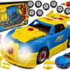 Zabawkowy samochód sportowy Bugatti do rozkręcania i skręcania
